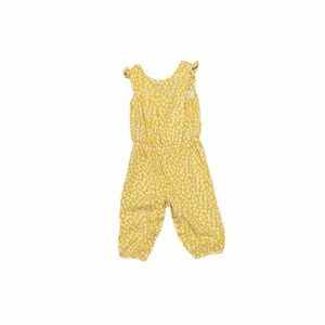 Carter’s girls yellow and white floral jumper size 6 months